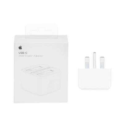 تصویر  شارژر دیواری 3 پین آیفون USB-C مدل A++ - A2344 20W B/A - سفید - سفارش ایرلند