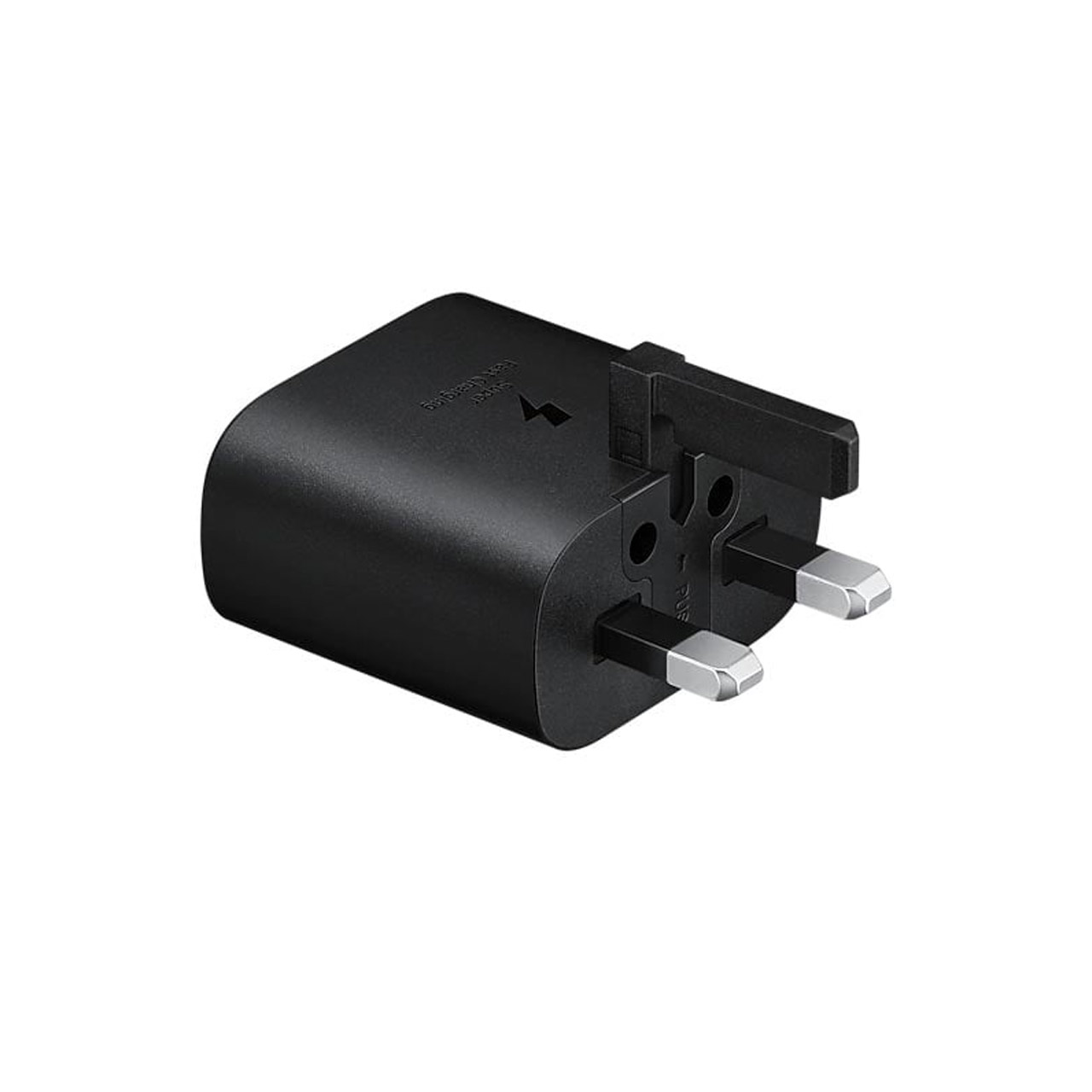 تصویر  شارژر دیواری سه پین فست تک پورت SAMSUNG Type-C مدل EP-TA800 25W - مشکی - درجه یک