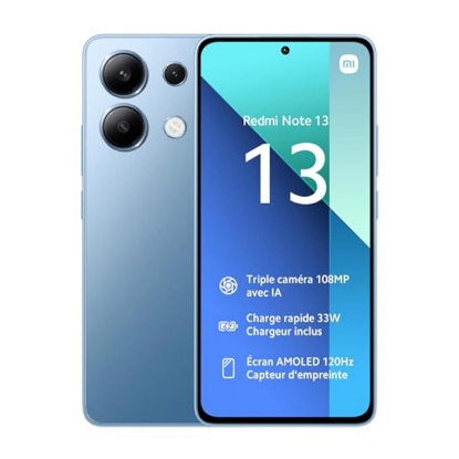 تصویر  گوشی موبایل شیائومی مدل Redmi Note 13 4G دو سیم کارت ظرفیت 256 گیگابایت و رم 8 گیگابایت-ابی